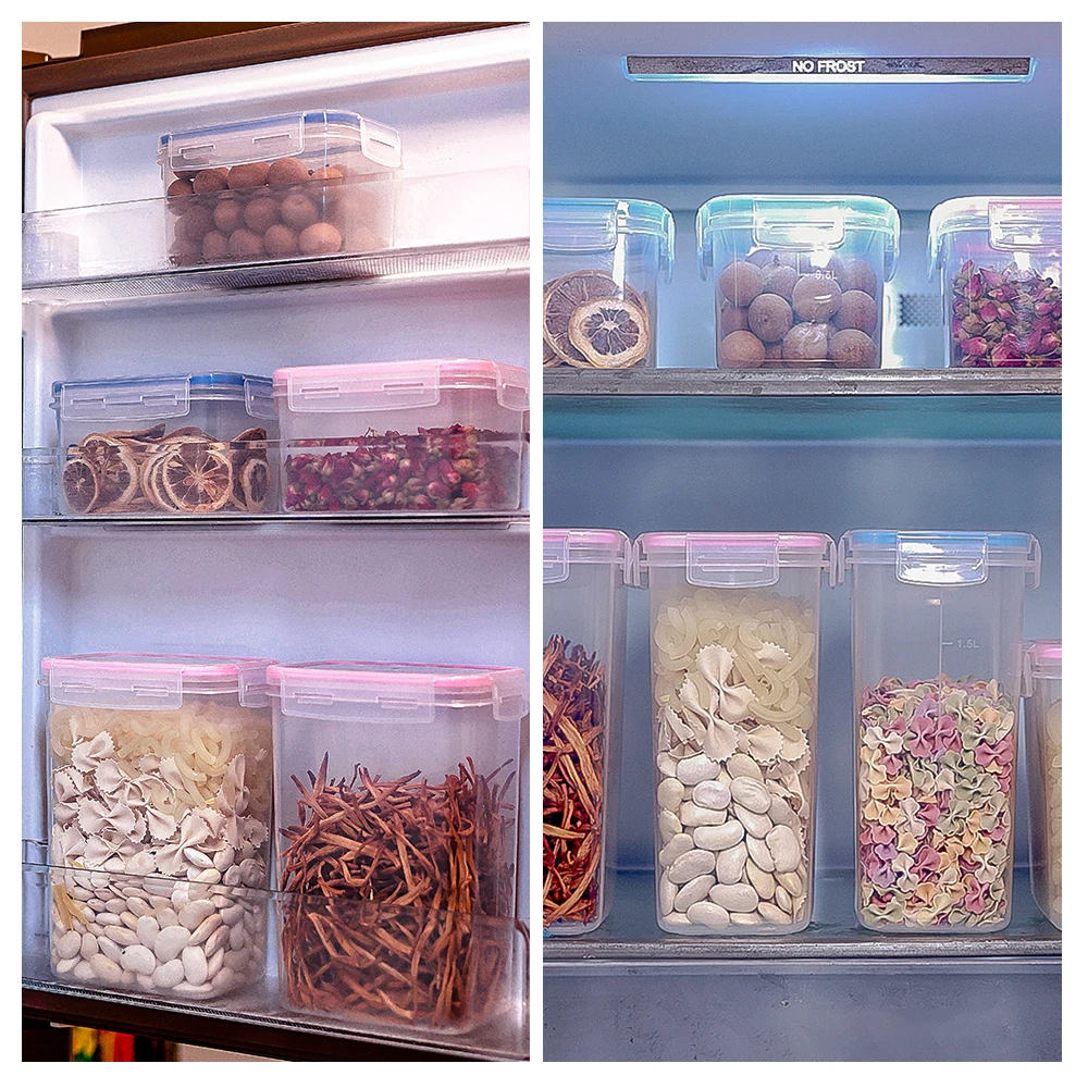 Kitchen Food Storage Containers Set,Kitchen Pantry Organization and Storage with Easy Lock Lids, 7 Pieces
Kitchen Food Storage Containers Set,Kitchen Pantry Organization and Storage with Easy Lock Lids, 7 Pieces