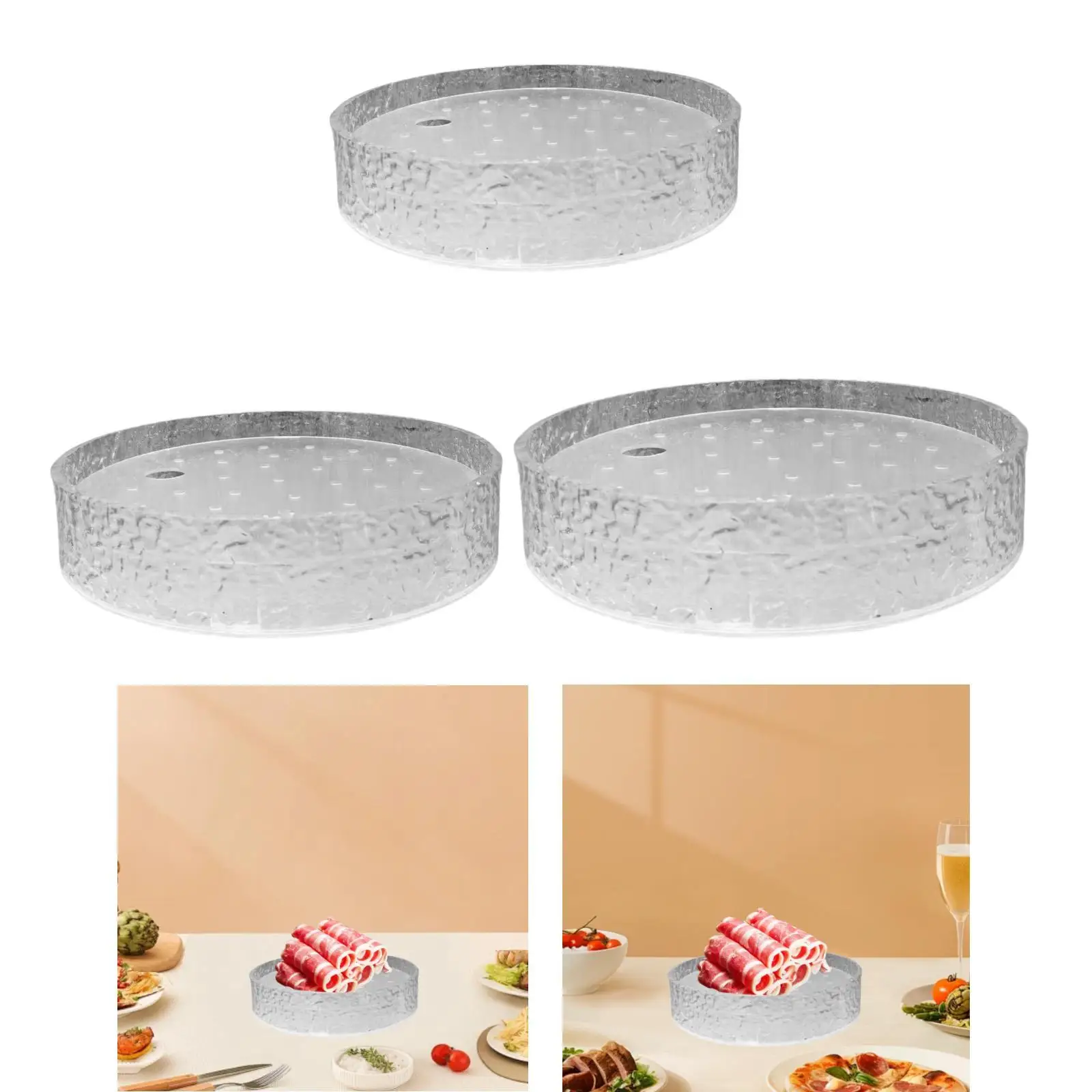 Circular Serving Plate Multipurpose Ripple Design Beef Serving Dish Sashimi Tray for Fruit Beverage Appetizers Coffee Breakfast
Circular Serving Plate Multipurpose Ripple Design Beef Serving Dish Sashimi Tray for Fruit Beverage Appetizers Coffee Breakfast