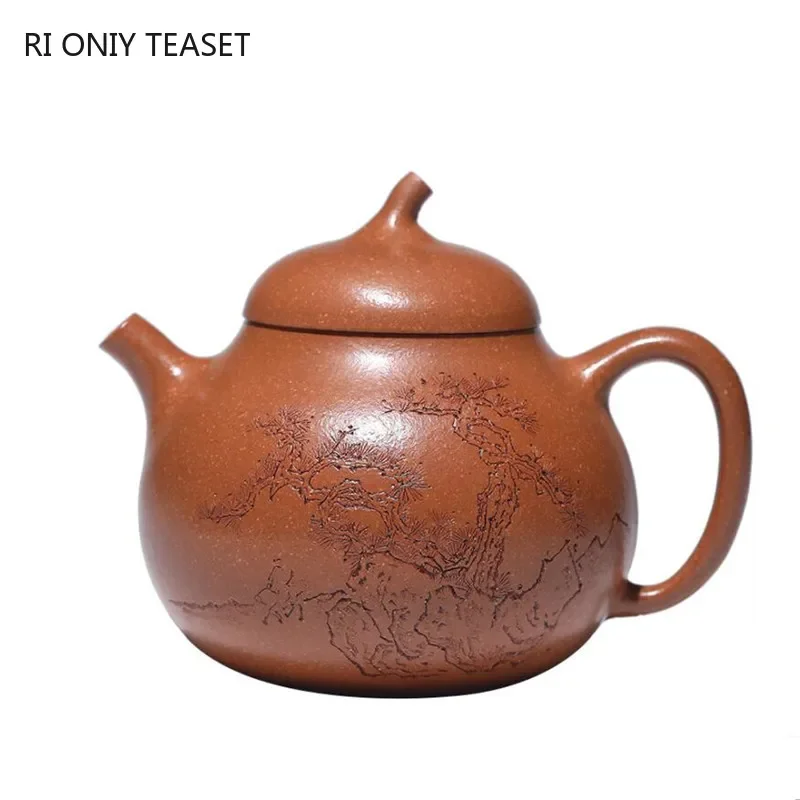 170ml Chinese Yixing Purple Clay Teapots Famous Handmade Eggplant Shape Tea Pot Raw Ore Section Mud Kettle Zisha Tea Set Gifts
170ml Chinese Yixing Purple Clay Teapots Famous Handmade Eggplant Shape Tea Pot Raw Ore Section Mud Kettle Zisha Tea Set Gifts