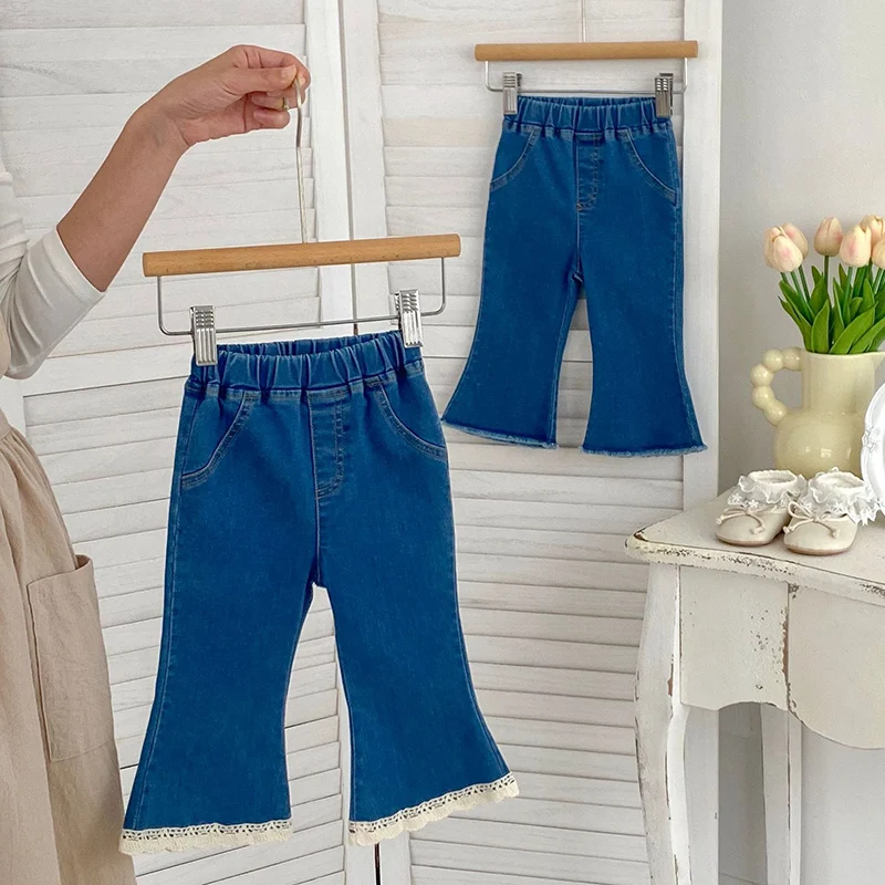 2024 New Autumn Children Casual Fashion Denim Pants Kids Elastic Waist Cowboy Trousers Baby Girls Jeans
2024 New Autumn Children Casual Fashion Denim Pants Kids Elastic Waist Cowboy Trousers Baby Girls Jeans