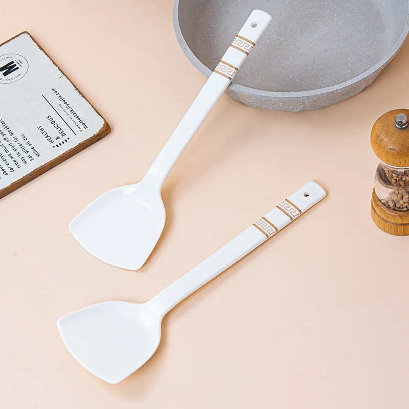 Ceramic Spatula Household 30cm Ceramic Glaze High Temperature Resistance and Not Prone To Mold Unpainted and Wax Free Spatula
Ceramic Spatula Household 30cm Ceramic Glaze High Temperature Resistance and Not Prone To Mold Unpainted and Wax Free Spatula