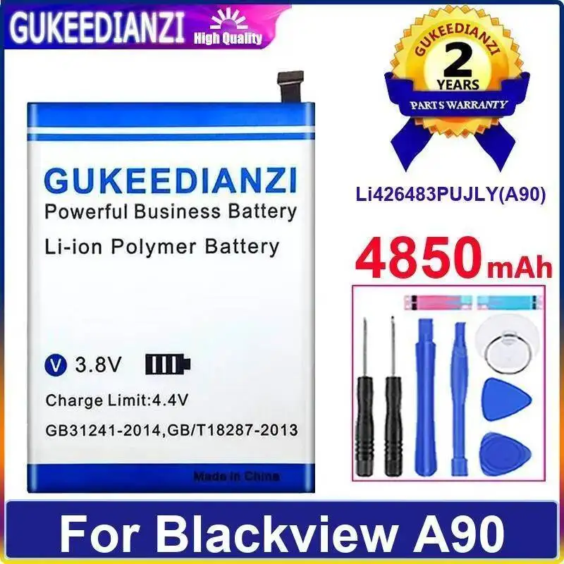 Mobile Phone Battery For Blackview A90 Li426483pujly Environmentally Friendly 4850Mah High-Capacity
Mobile Phone Battery For Blackview A90 Li426483pujly Environmentally Friendly 4850Mah High-Capacity