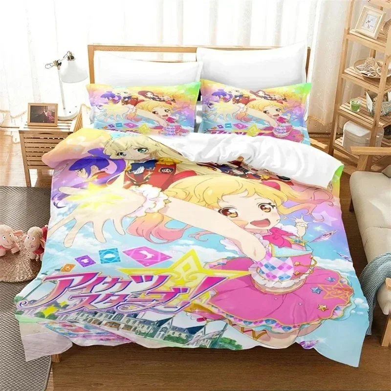 Aikatsu Idol Activity Anime 3D NEW Duvet Cover Pillowcase Bedding Set Adult Boy Bedroom Decoration Children Single Double Large
Aikatsu Idol Activity Anime 3D NEW Duvet Cover Pillowcase Bedding Set Adult Boy Bedroom Decoration Children Single Double Large