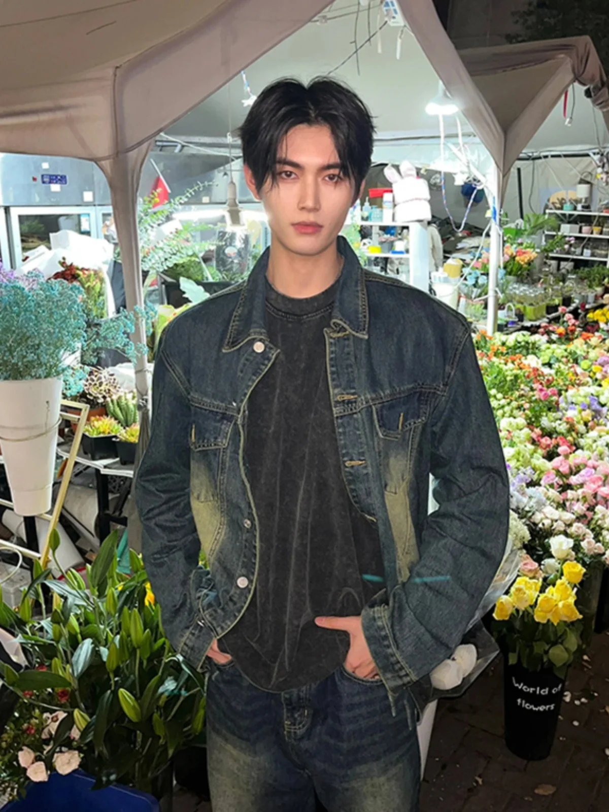 Retro American Deep Blue Denim Jacket Men's Spring Autumn New Washed Vintage Workwear Jacket Loose Fit Long Sleeve Short Style
Retro American Deep Blue Denim Jacket Men's Spring Autumn New Washed Vintage Workwear Jacket Loose Fit Long Sleeve Short Style