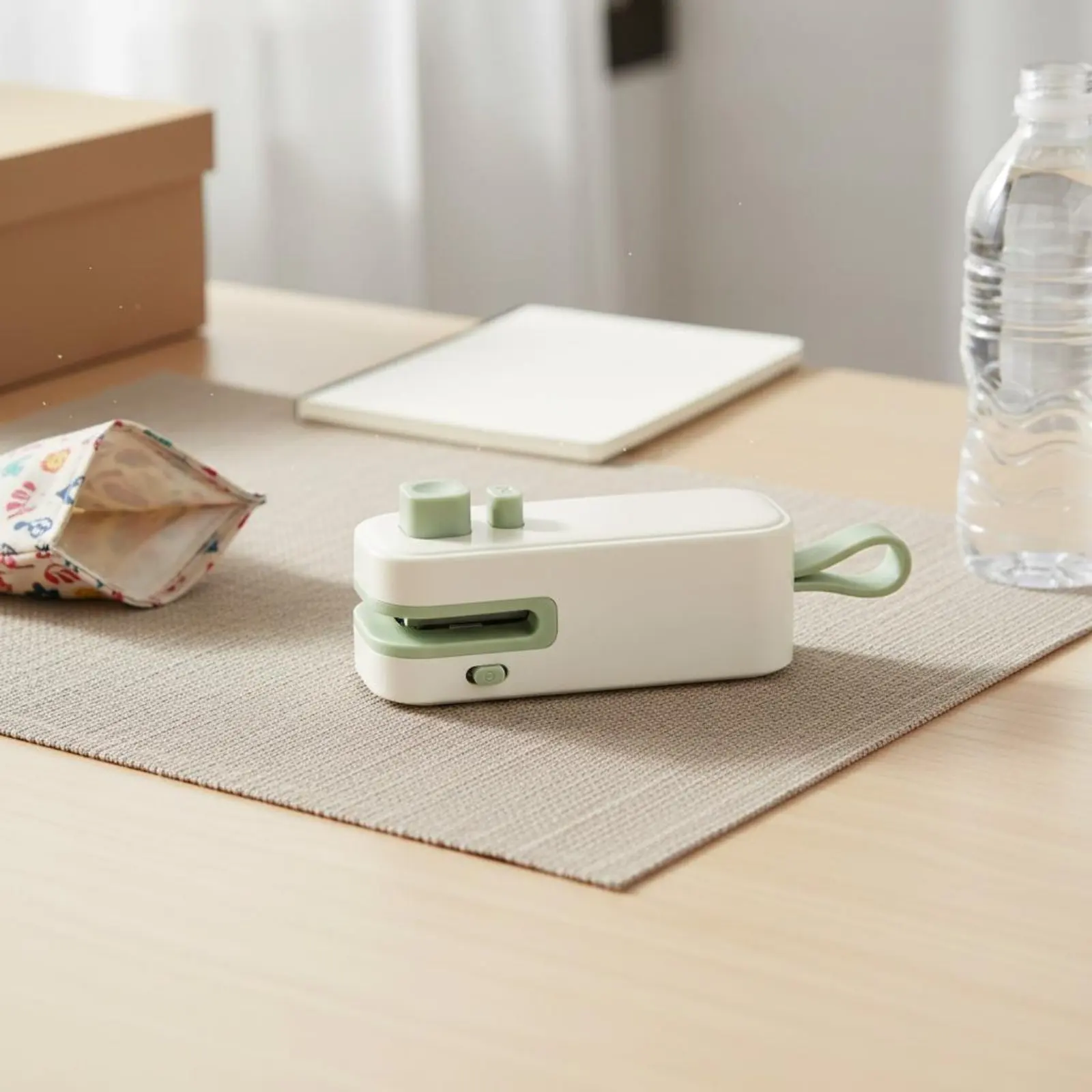 Mini Snack Bag Sealer Two-in-Single Use Adhesive-Backed Handheld Sealer Household Tool Compact for Travel
Mini Snack Bag Sealer Two-in-Single Use Adhesive-Backed Handheld Sealer Household Tool Compact for Travel