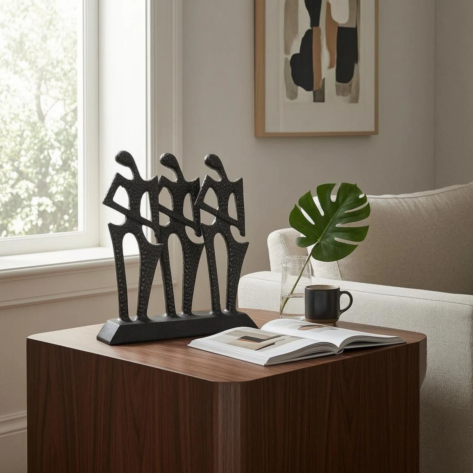 Abstract Metal Figure Hammered Texture Human Figure Statue Textured Metal Ornament Cutout Design Home Decor Piece for Bedroom
Abstract Metal Figure Hammered Texture Human Figure Statue Textured Metal Ornament Cutout Design Home Decor Piece for Bedroom