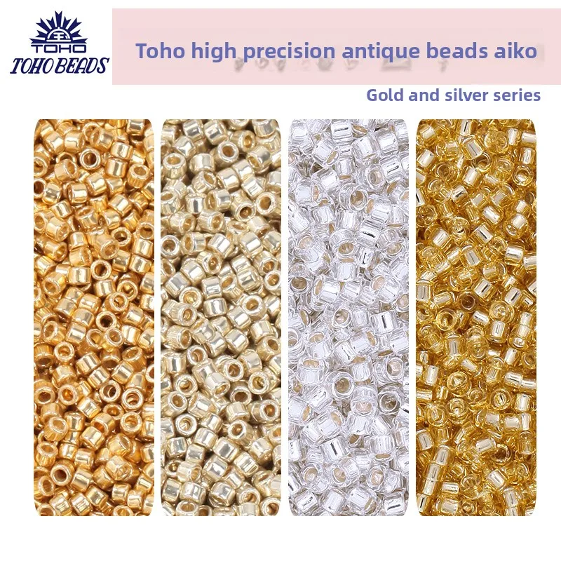 Японские бисерные бусины Toho AIKO 1.6 мм, золотые и серебряные — винтажные, высокоточные, для изготовления украшений своими руками, PF21
Японские бисерные бусины Toho AIKO 1.6 мм, золотые и серебряные — винтажные, высокоточные, для изготовления украшений своими руками, PF21