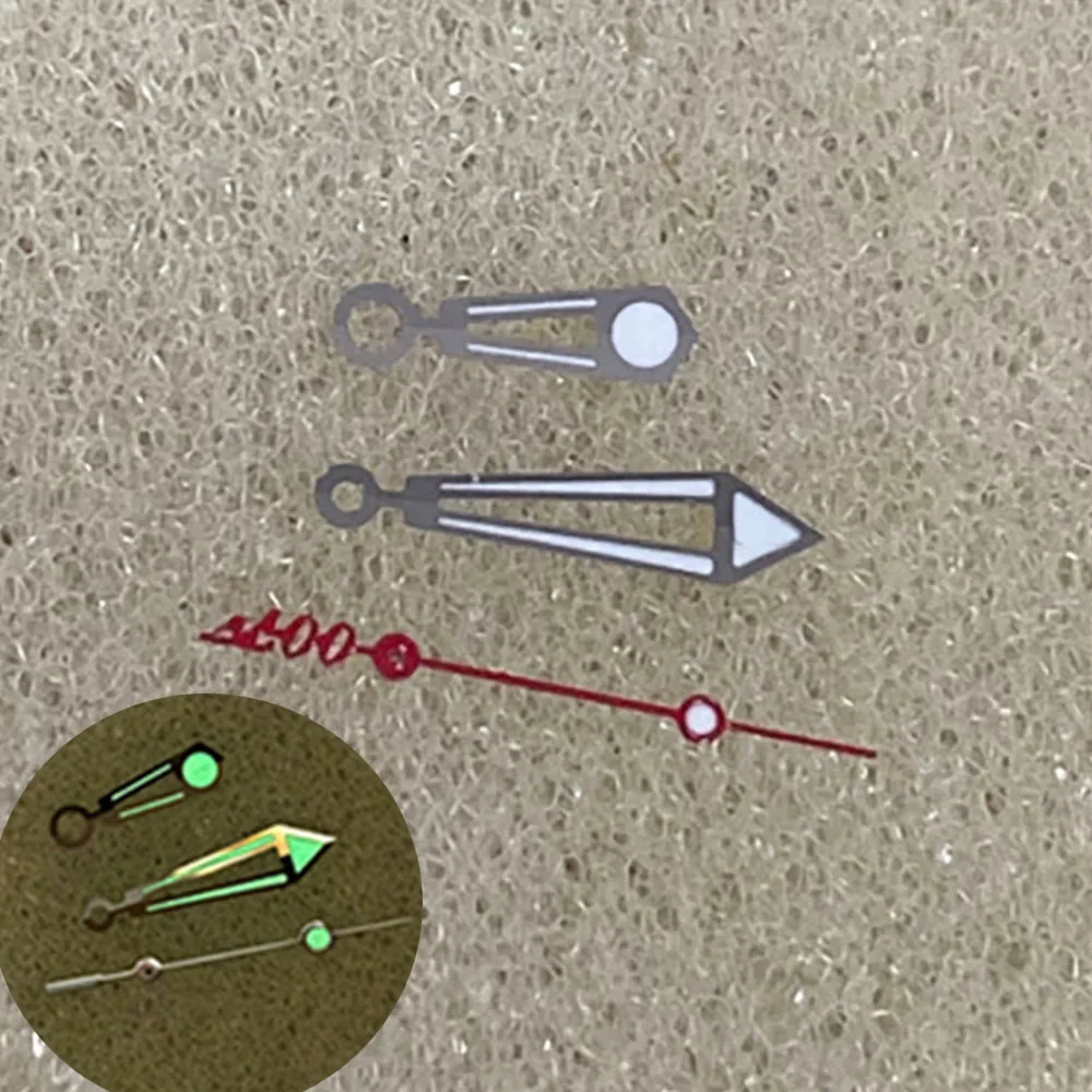 NH35 Hands Green Luminous Watch Hands for NH35 NH36 Movement 3Pins Needles for SKX007/SBBN Watch Pointers Modified Accessories
NH35 Hands Green Luminous Watch Hands for NH35 NH36 Movement 3Pins Needles for SKX007/SBBN Watch Pointers Modified Accessories