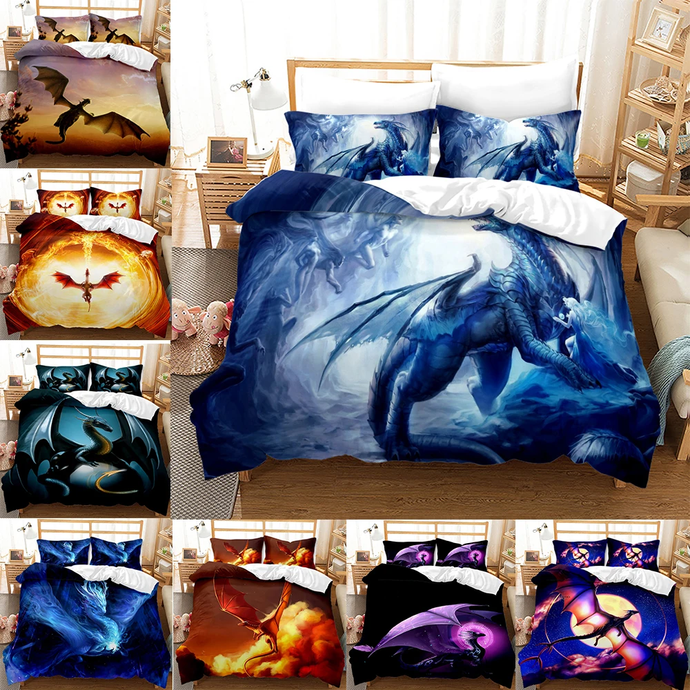 3D Dinosaur Animal Bedding Set Duvet Cover with Pillowcase Comfortable Bedclothes Bed Linen
3D Dinosaur Animal Bedding Set Duvet Cover with Pillowcase Comfortable Bedclothes Bed Linen