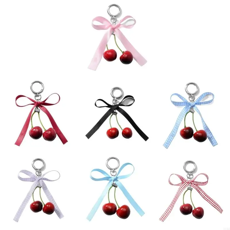 652F Cherry Keychain Purse Charm Hanging Ornament Pendant with Lovely Bowknot Designing for Stylish Women And Teens
652F Cherry Keychain Purse Charm Hanging Ornament Pendant with Lovely Bowknot Designing for Stylish Women And Teens
