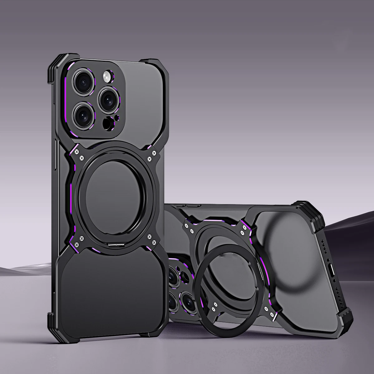 Магнитный чехол из алюминиевого сплава для iPhone 17 Pro Max Air 16 15 360 ° Вращающаяся подставка-бампер, металлический безрамный противоударный чехол для телефона
Магнитный чехол из алюминиевого сплава для iPhone 17 Pro Max Air 16 15 360 ° Вращающаяся подставка-бампер, металлический безрамный противоударный чехол для телефона