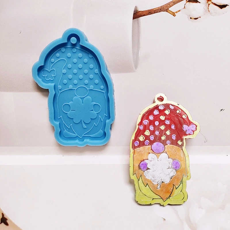 Dwarf for Doll Keychain Epoxy Resin Mold Gnome Hanging Pendant Silicone Mould DIY Crafts Jewelry Necklace Mo
Dwarf for Doll Keychain Epoxy Resin Mold Gnome Hanging Pendant Silicone Mould DIY Crafts Jewelry Necklace Mo