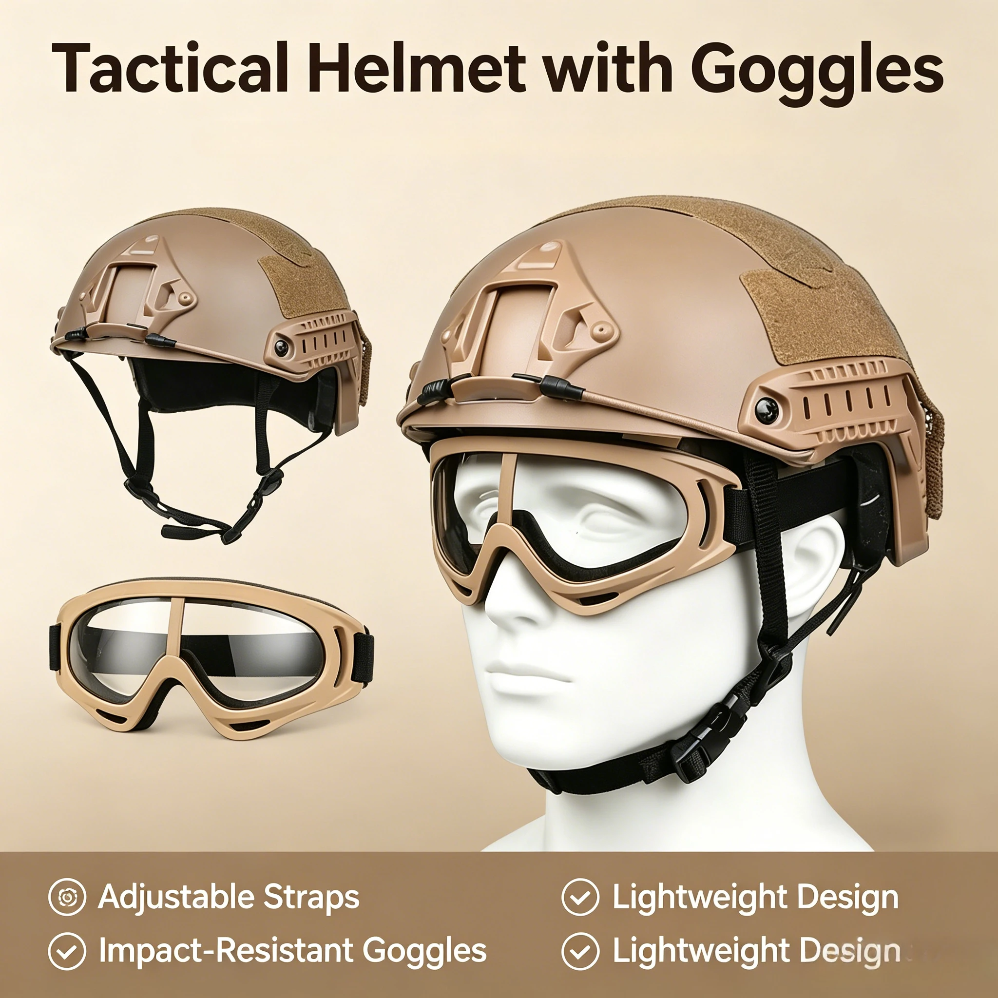FAST Helmet and Goggles Set, With Adjustable Knob Design for Outdoor Activities, Suitable for Cosplay Photography Props, Bar and Club Party Supplies, Gift Collections, and Halloween Music Festivals.
FAST Helmet and Goggles Set, With Adjustable Knob Design for Outdoor Activities, Suitable for Cosplay Photography Props, Bar and Club Party Supplies, Gift Collections, and Halloween Music Festivals.