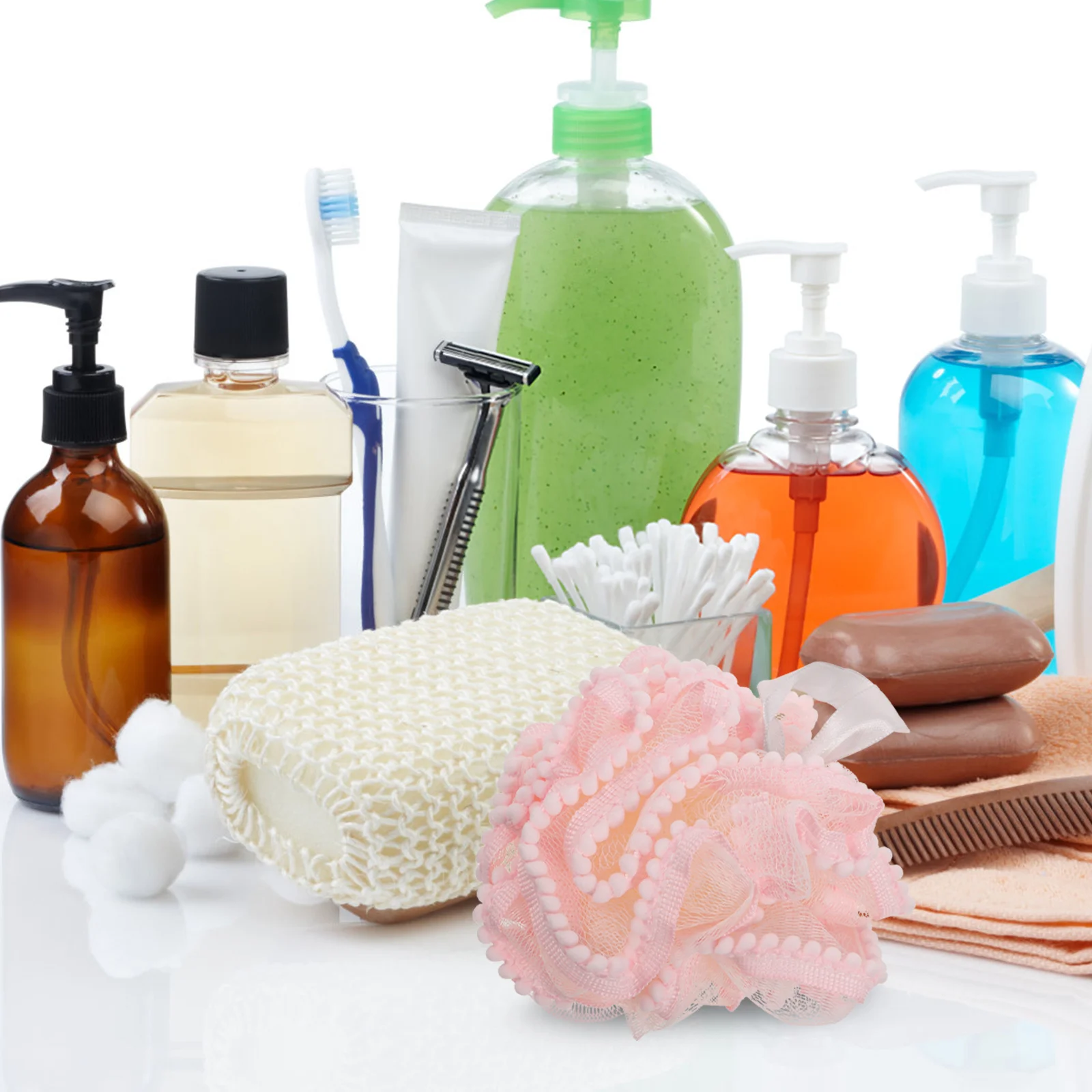 2pcs Bath Ball Set Loofah For Rich Foaming Exfoliating Body Scrubbing Back Cleaning Poufs Bathroom Accessories
2pcs Bath Ball Set Loofah For Rich Foaming Exfoliating Body Scrubbing Back Cleaning Poufs Bathroom Accessories