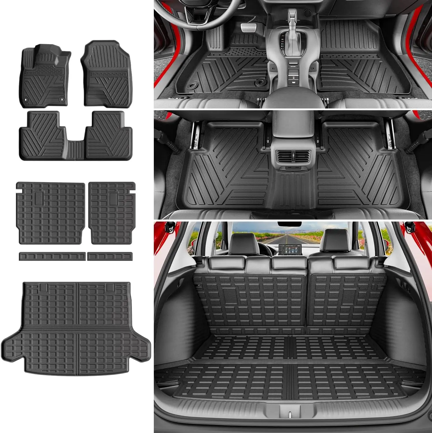 2023-2026 SUV Trunk & Backrest Protection: TPE Mats, All-Weather, Replacement for Accessories
2023-2026 SUV Trunk & Backrest Protection: TPE Mats, All-Weather, Replacement for Accessories
