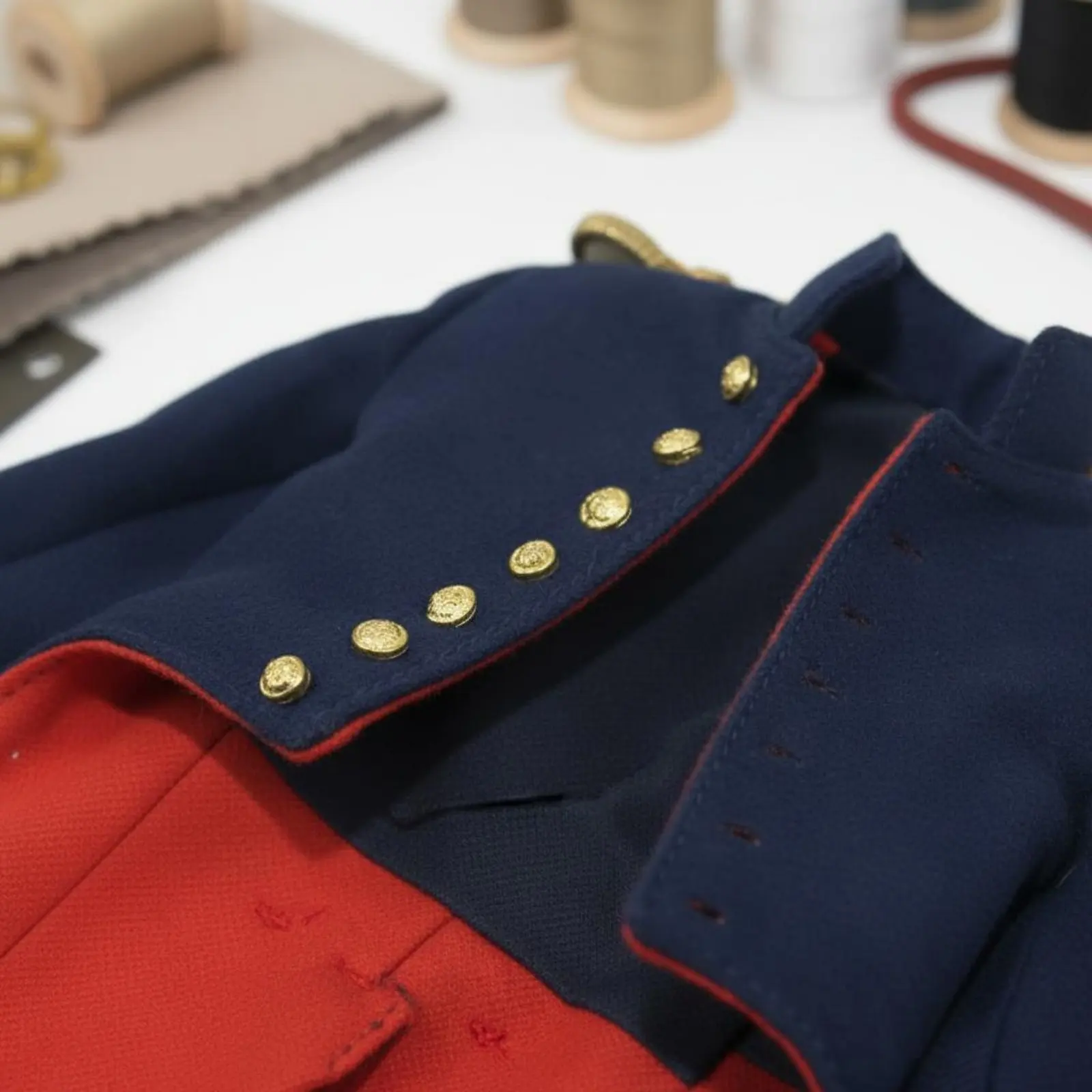 Napoleonic Jacket Model Historically Inspired Design 12 Inch Figure Uniform Miniature Infantryman Clothes Easy On/detach
Napoleonic Jacket Model Historically Inspired Design 12 Inch Figure Uniform Miniature Infantryman Clothes Easy On/detach