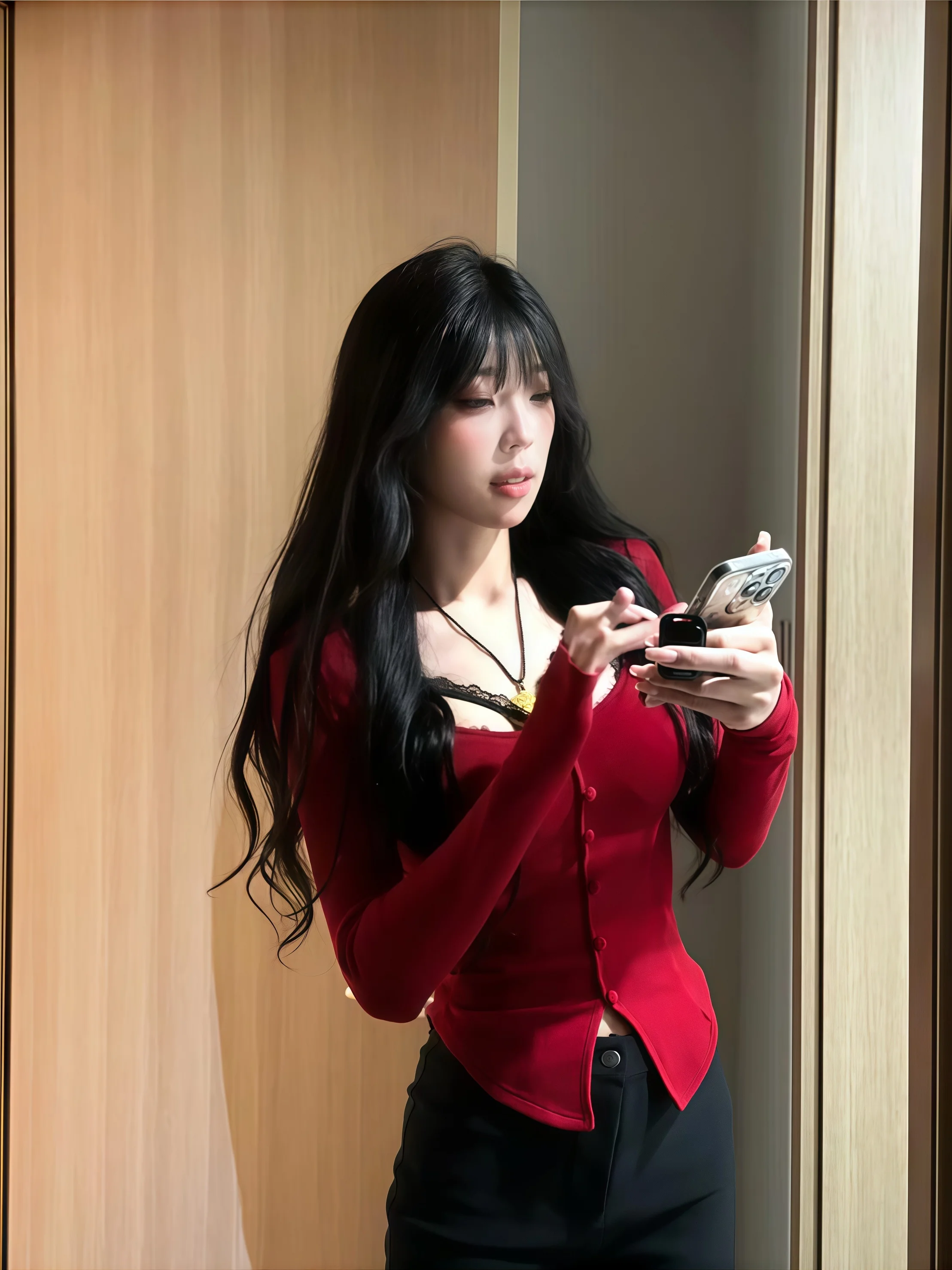 Sexy Red Long Sve Lace Patchwork T-irt Women's Slim Fit High End Feel Top Autumn New Sle Commute Sle Korean Version
Sexy Red Long Sve Lace Patchwork T-irt Women's Slim Fit High End Feel Top Autumn New Sle Commute Sle Korean Version