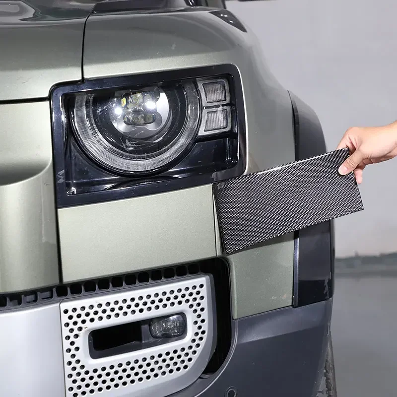 For Land Rover Defender 90 110 130 2020-2025 Soft Carbon Fiber Car Headlights Side Cover Trim Sticker Car Accessories
For Land Rover Defender 90 110 130 2020-2025 Soft Carbon Fiber Car Headlights Side Cover Trim Sticker Car Accessories