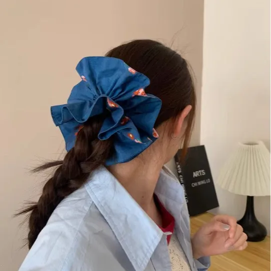 Women's Hair Scrunchies Korean Retro Floral Gentle Sweet Kawaii Versatile Hair Hoops High-quality Hair Accessories For Girl
Women's Hair Scrunchies Korean Retro Floral Gentle Sweet Kawaii Versatile Hair Hoops High-quality Hair Accessories For Girl