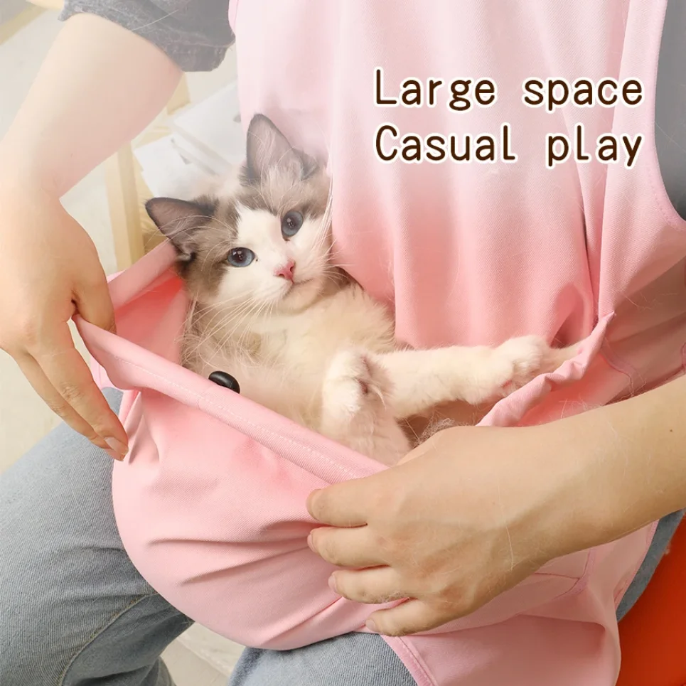New thin pet hugging cat clothing, cat grooming special clothing, cat hugging non hair hugging pet apron.
New thin pet hugging cat clothing, cat grooming special clothing, cat hugging non hair hugging pet apron.