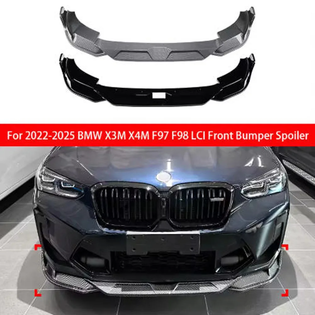 For 2022 2023 2024 2025 BMW X3M X4M F97 F98 LCI Car Front Bumper Lip Spoiler Splitter Trim Accessories
For 2022 2023 2024 2025 BMW X3M X4M F97 F98 LCI Car Front Bumper Lip Spoiler Splitter Trim Accessories