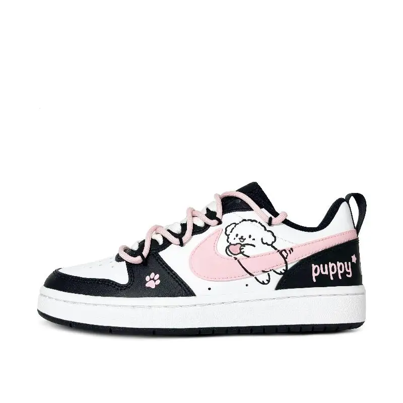 【Customize】Nike Court Borough Skateboard Shoes Women's Low-Top Black Sneakers shoes BQ5448-115
【Customize】Nike Court Borough Skateboard Shoes Women's Low-Top Black Sneakers shoes BQ5448-115