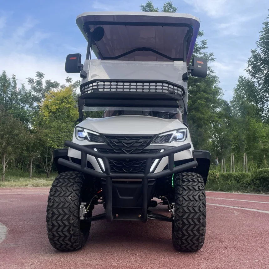 2025 New Electric Golf Cart 6 Seater With 72V Lithium Battery Off-Road Tires Rear Disc Brake Powerful Motor 5000W 10 Inch Screen
2025 New Electric Golf Cart 6 Seater With 72V Lithium Battery Off-Road Tires Rear Disc Brake Powerful Motor 5000W 10 Inch Screen