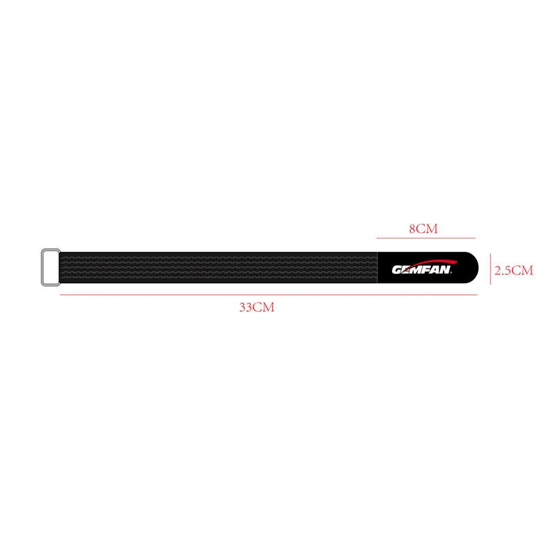 Gemfan 25X330mm 25X550mm High-strength Non-Slip Woven Metal Buckle LIPO Strap for RC Multirotor X-Class FPV Freestyle Cinelifter
Gemfan 25X330mm 25X550mm High-strength Non-Slip Woven Metal Buckle LIPO Strap for RC Multirotor X-Class FPV Freestyle Cinelifter