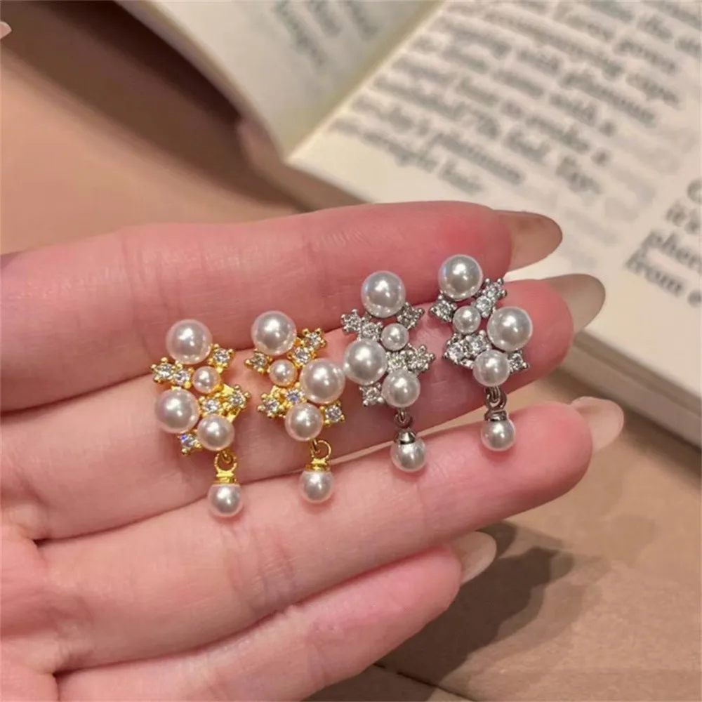 2025 New Arrival S925 Silver Needle French Retro Pearl Grape Cluster Earrings Zircon-Inlaid Ear Jewelry for Women
2025 New Arrival S925 Silver Needle French Retro Pearl Grape Cluster Earrings Zircon-Inlaid Ear Jewelry for Women