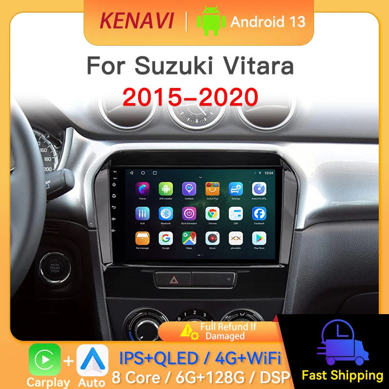 Android 13 Car Stereo Radio For Suzuki Vitara 2015-2020 GPS Navigation Wireless Carplay Android Auto Multimedia Player Head Unit
Android 13 Car Stereo Radio For Suzuki Vitara 2015-2020 GPS Navigation Wireless Carplay Android Auto Multimedia Player Head Unit
