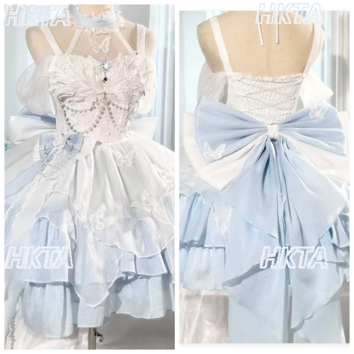 Sweet Fairy Princess Dresses Summer Collection Butterfly Embroidery Slim Fit Lolita Dress Birthday Adult Graduation Formal Dress
Sweet Fairy Princess Dresses Summer Collection Butterfly Embroidery Slim Fit Lolita Dress Birthday Adult Graduation Formal Dress