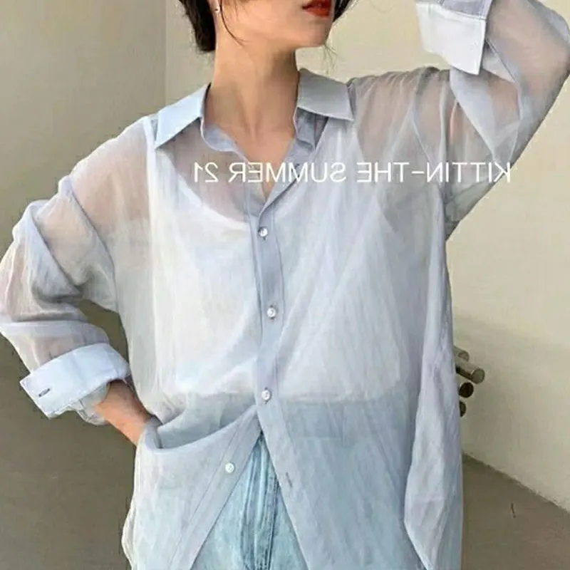 2024 Elegant Fashion Harajuku Slim Fit All Match Shirt Button POLO Collar Long Sleeve Tops Women Loose All Match Female Clothes
2024 Elegant Fashion Harajuku Slim Fit All Match Shirt Button POLO Collar Long Sleeve Tops Women Loose All Match Female Clothes