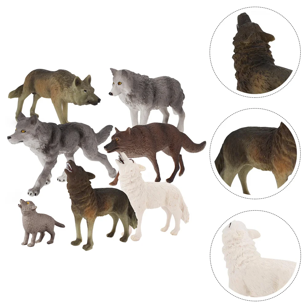 Wolf Figurines Desktop Decor Simulation Children's Toys Realistic Set Decorations
Wolf Figurines Desktop Decor Simulation Children's Toys Realistic Set Decorations