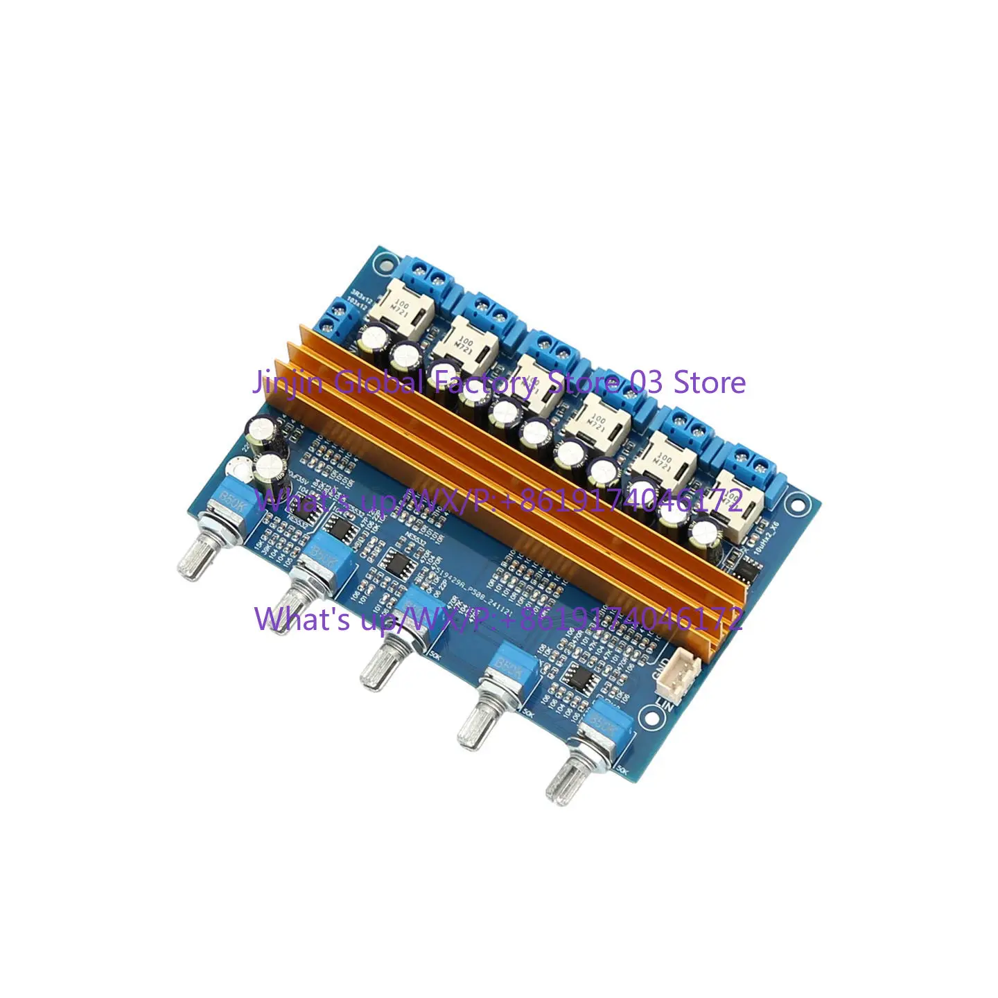 High power 4.2 channel output, dual subwoofer digital amplifier board
High power 4.2 channel output, dual subwoofer digital amplifier board