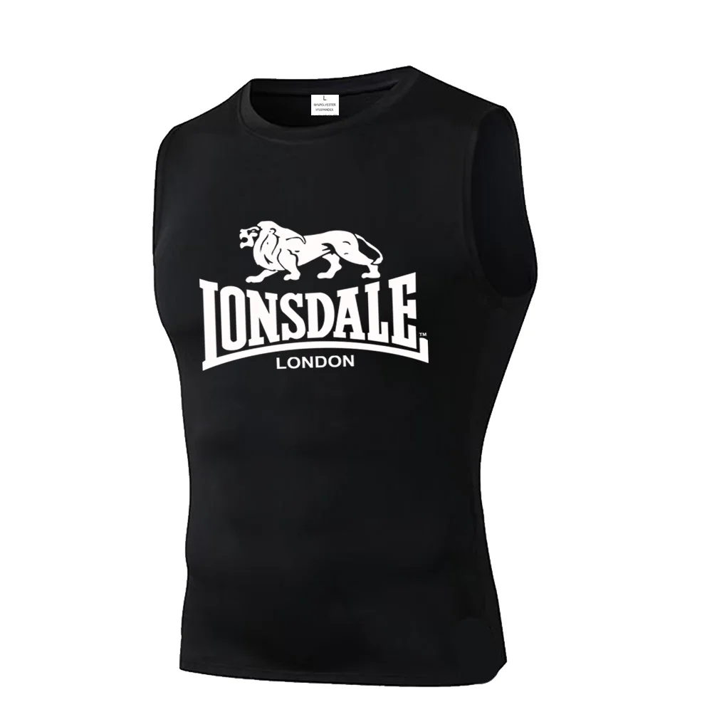 Trendy summer LONSDALE printed quick drying sweat wicking vest T-shirt for sports sleeveless men's fitness training, breathable
Trendy summer LONSDALE printed quick drying sweat wicking vest T-shirt for sports sleeveless men's fitness training, breathable