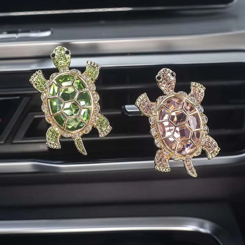 2 PCS New Crystal shiny cute Turtle Car perfume clip Car Aromatherapy clip Creative interior fragrance decoration
2 PCS New Crystal shiny cute Turtle Car perfume clip Car Aromatherapy clip Creative interior fragrance decoration