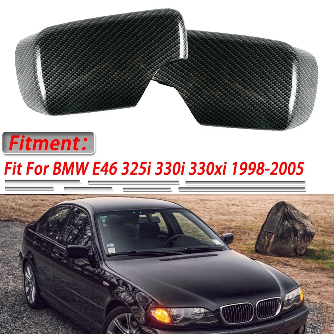 Глянцевая черная карбоновая крышка бокового зеркала для BMW E46 316i 318i 318d 320d 320i 323i 325i 328i 330d 330i 51168238376,51168238375
Глянцевая черная карбоновая крышка бокового зеркала для BMW E46 316i 318i 318d 320d 320i 323i 325i 328i 330d 330i 51168238376,51168238375