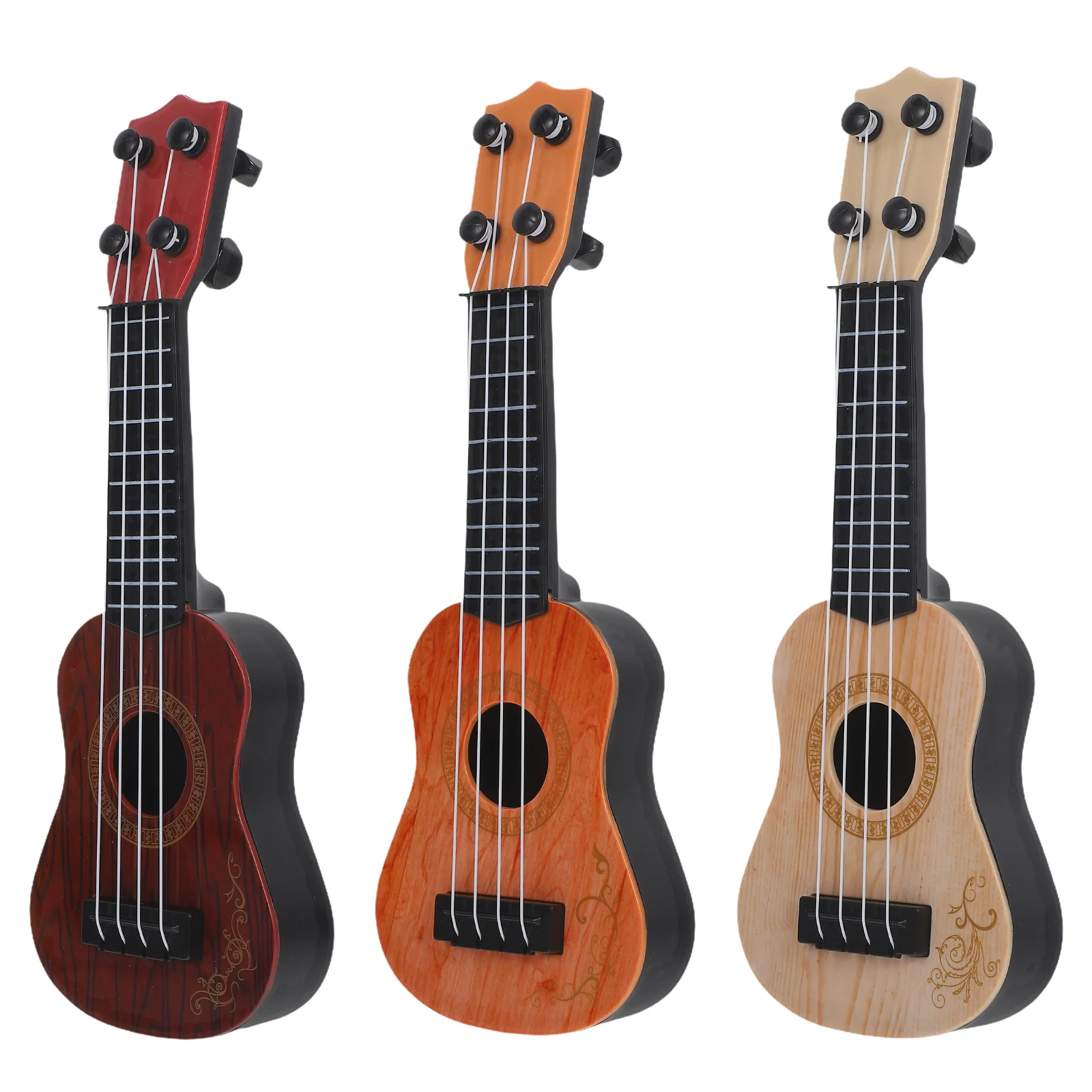 3 Pcs Mini Ukulele Toy Guitar Kids Musical Instruments Toddler Child Toys Brown White Yellow Safe Music Talent
3 Pcs Mini Ukulele Toy Guitar Kids Musical Instruments Toddler Child Toys Brown White Yellow Safe Music Talent
