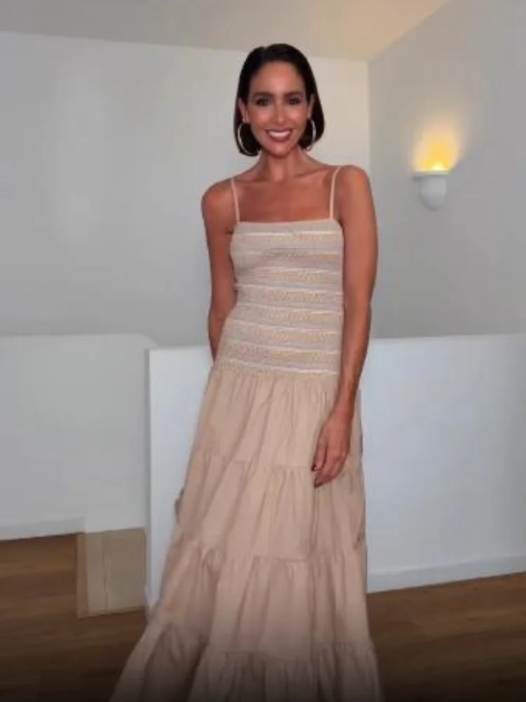 Summer O Neck Sleeveless Maxi Dress New Fashion Solid Casual Elegant Office Holiday Beach Party Dresses Robe Femme Women Clothes
Summer O Neck Sleeveless Maxi Dress New Fashion Solid Casual Elegant Office Holiday Beach Party Dresses Robe Femme Women Clothes