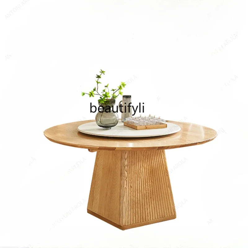 FGTavolo da pranzo rotondo in stile silenzioso in legno massello e sedia tavolo rotondo moderno e semplice per la casa
FGTavolo da pranzo rotondo in stile silenzioso in legno massello e sedia tavolo rotondo moderno e semplice per la casa