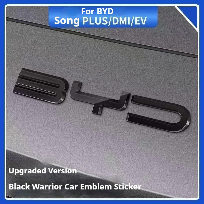 For BYD Song Plus DMI Car Black Front Emblem Song Plus EV Modification Black Warrior Covering Styles Car Badge Special Accessory
For BYD Song Plus DMI Car Black Front Emblem Song Plus EV Modification Black Warrior Covering Styles Car Badge Special Accessory
