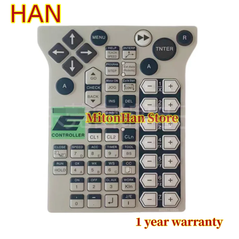 New For Kawasaki Teach Pendant 50817-0065 Robot Teach Pendant Touch Screen Glass Protective film Membrane keypad
New For Kawasaki Teach Pendant 50817-0065 Robot Teach Pendant Touch Screen Glass Protective film Membrane keypad