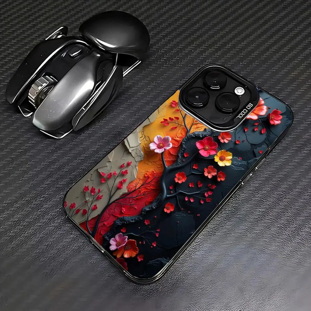 Wall flowers case for iPhone 16 15 14 13 12 11 Pro/ Max/Plus shock-proof rear cover anti-fingerprint 
Wall flowers case for iPhone 16 15 14 13 12 11 Pro/ Max/Plus shock-proof rear cover anti-fingerprint