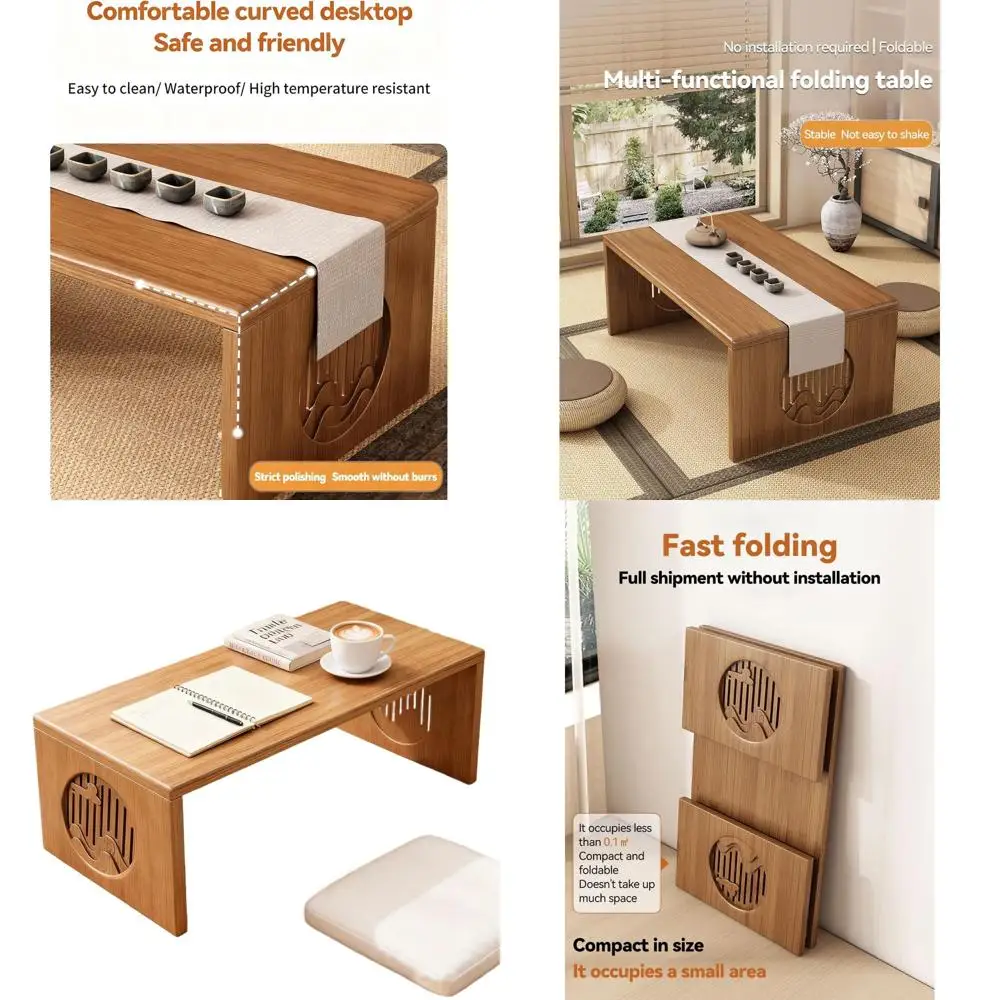 39.4 Japanese Floor Table, No Assembly, Low Seating Coffee Table for Living Room, Meditation, and Tea Room
39.4 Japanese Floor Table, No Assembly, Low Seating Coffee Table for Living Room, Meditation, and Tea Room