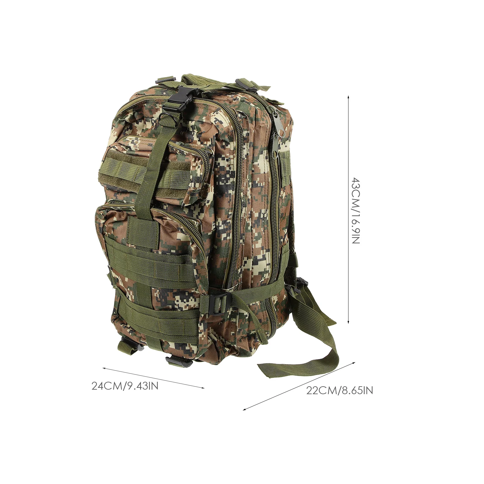 Outdoor Tactical Large Capacity Camping Bag For Hiking Hunting Survival Gear Storage Equipment Adjustable Shoulder Strap Double
Outdoor Tactical Large Capacity Camping Bag For Hiking Hunting Survival Gear Storage Equipment Adjustable Shoulder Strap Double