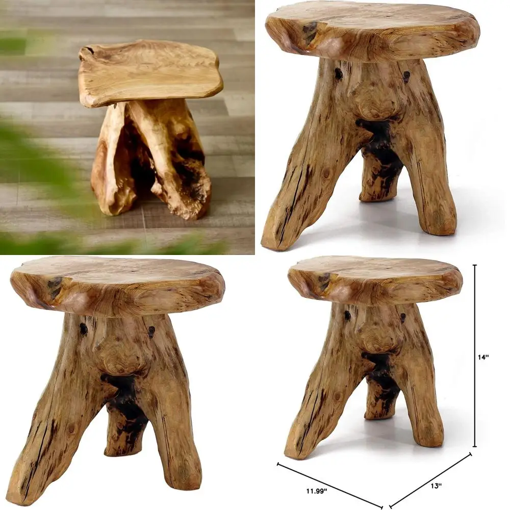 Live Edge Cedar Stool, 14 Natural Wood End Table, Outdoor Plant Stand, Small Bedroom Nightstand, Mushroom-Shaped Accent Table fo
Live Edge Cedar Stool, 14 Natural Wood End Table, Outdoor Plant Stand, Small Bedroom Nightstand, Mushroom-Shaped Accent Table fo