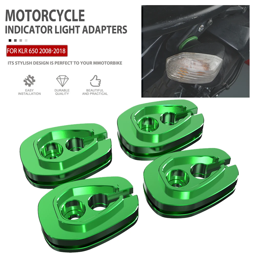 For Kawasaki KLR 650 2008-2018 2014 2015 2016 2017 Turn Signals Indicator Adapter Spacers Motorcycle Indicator Light Adapters
For Kawasaki KLR 650 2008-2018 2014 2015 2016 2017 Turn Signals Indicator Adapter Spacers Motorcycle Indicator Light Adapters