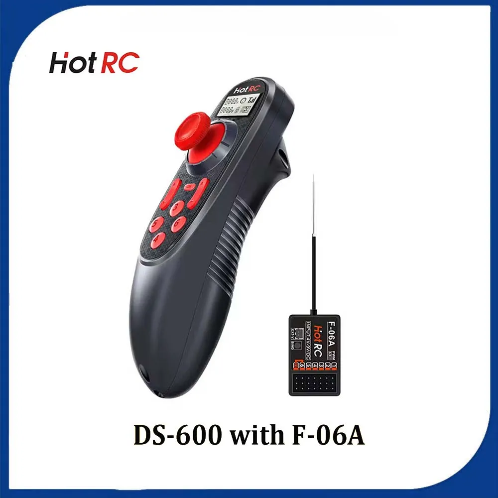 HOTRC DS-600 6-канальный радиосистемный передатчик 2,4 ГГц с 6-канальным PWM-приемником F-06A для модели дистанционного управления лодкой с дистанционным управлением
HOTRC DS-600 6-канальный радиосистемный передатчик 2,4 ГГц с 6-канальным PWM-приемником F-06A для модели дистанционного управления лодкой с дистанционным управлением