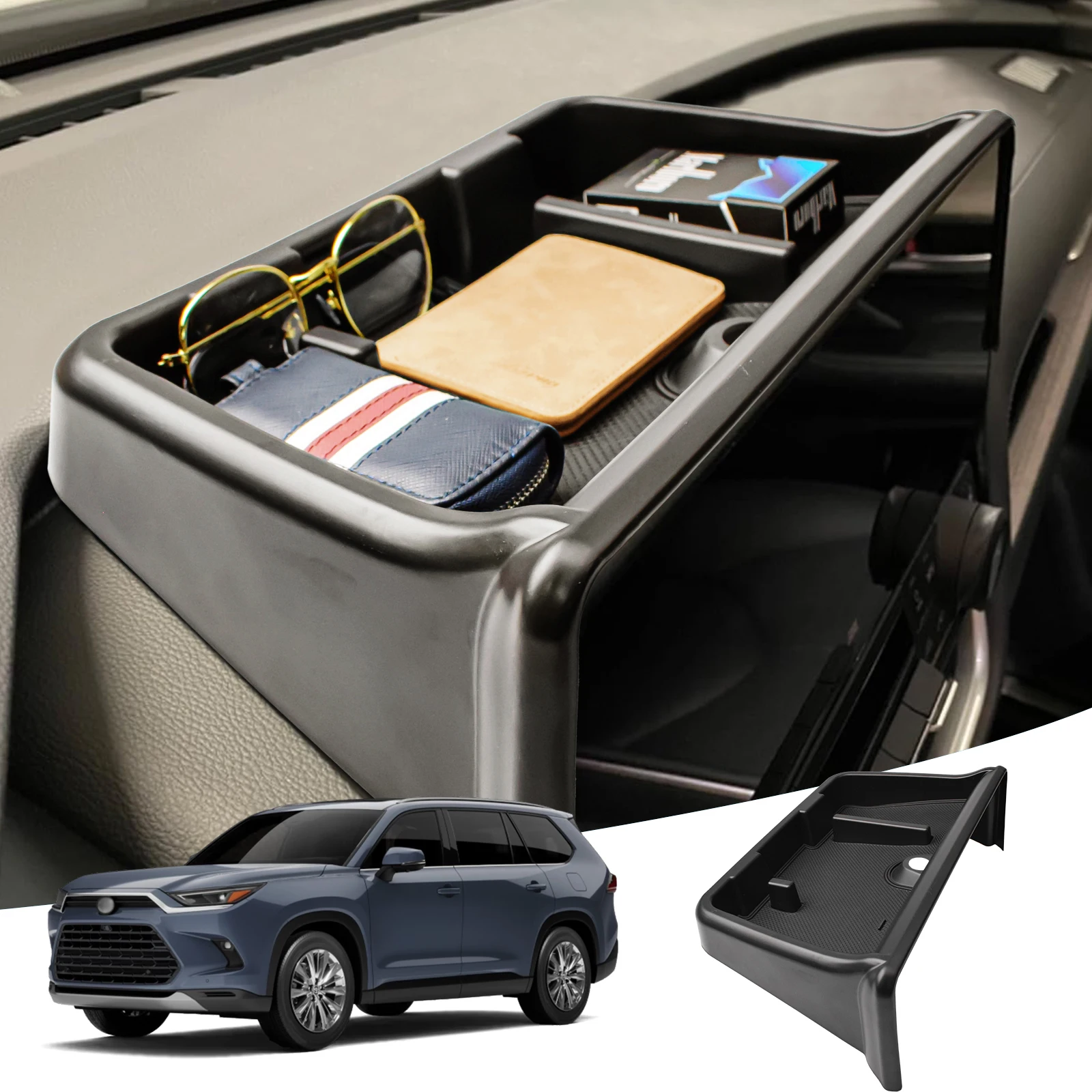 Center Console Dash Board Organizer for Toyota 2024 Grand Highlander Armrest Storage Tray Dash Board Screen ABS Storage Car Box
Center Console Dash Board Organizer for Toyota 2024 Grand Highlander Armrest Storage Tray Dash Board Screen ABS Storage Car Box