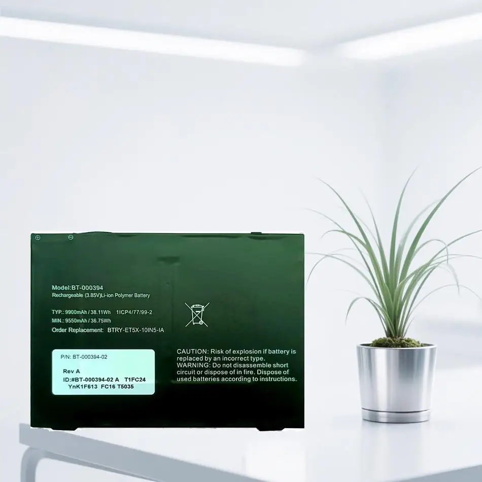 Сменный аккумулятор для Zebra ET51, ET56 BT-000394, промышленный мобильный терминал передачи данных, 9550 мАч, быстрая доставка
Сменный аккумулятор для Zebra ET51, ET56 BT-000394, промышленный мобильный терминал передачи данных, 9550 мАч, быстрая доставка